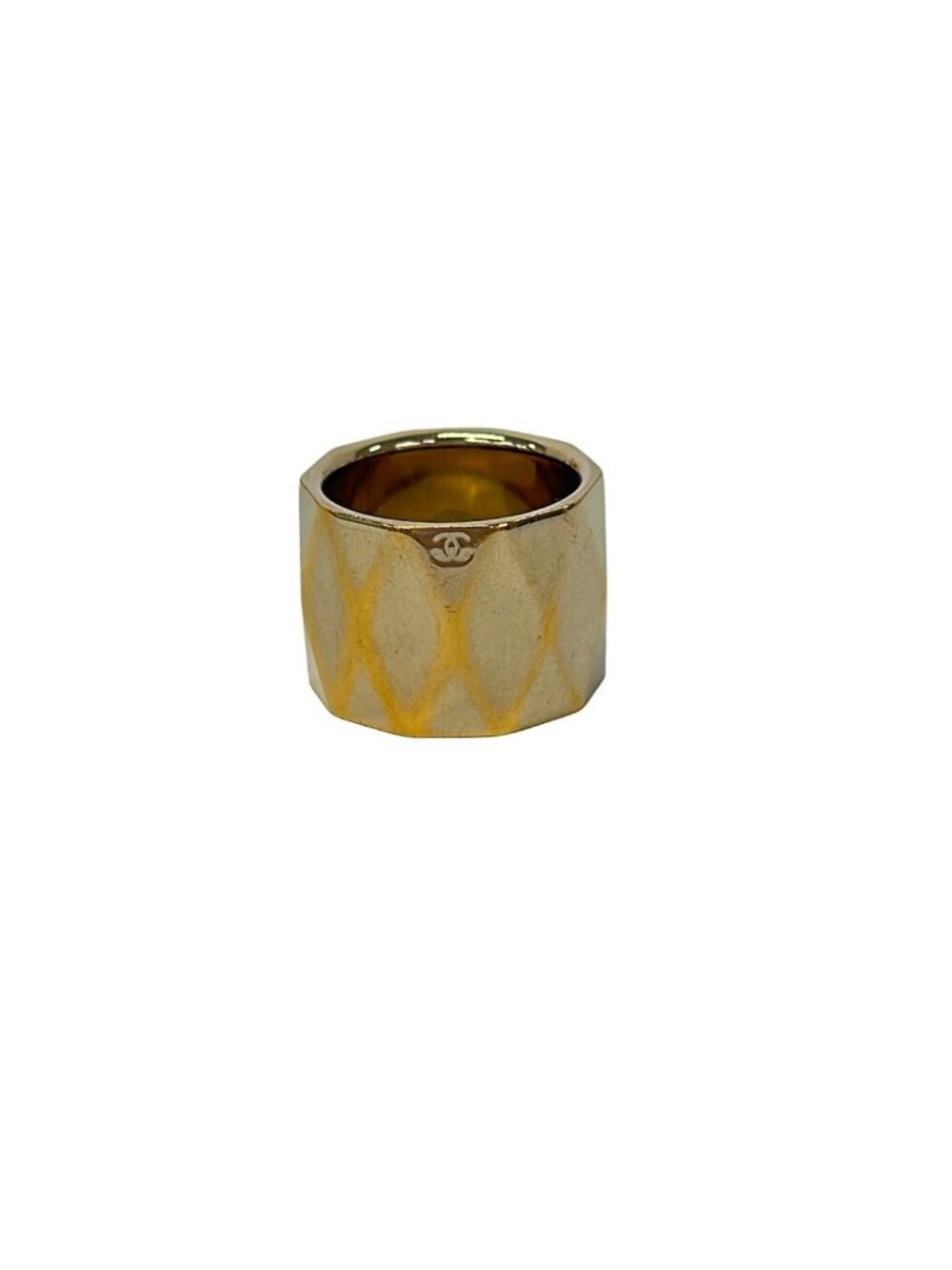 Chanel Ring Gold CC Logo